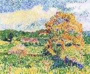 Camille Pissarro The fall of the big walnut oil painting on canvas